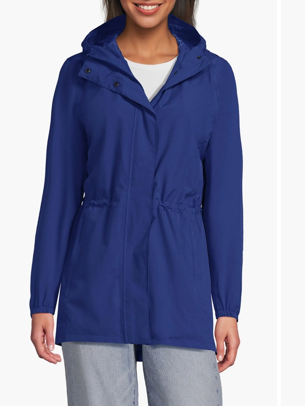 Lands End Squall Packable Waterproof Rain Coat